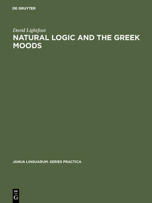 cover image of Natural Logic and the Greek Moods